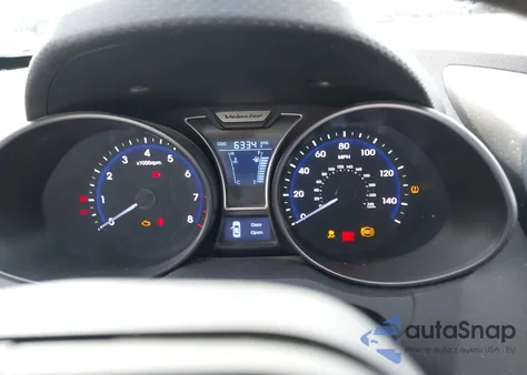 2013 Hyundai Veloster Turbo W/Blue z USA, uszkodzony, nr VIN KMHTC6AE5DU105368